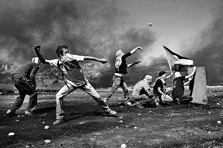 intifada-palestina en todo su furor B&amp;N